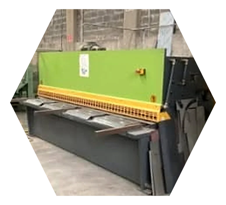 Cizalla industrial para corte recto de lámina